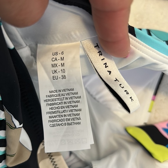 Trina Turk Sintra Floral Halter Tankini Top - Picture 6 of 9